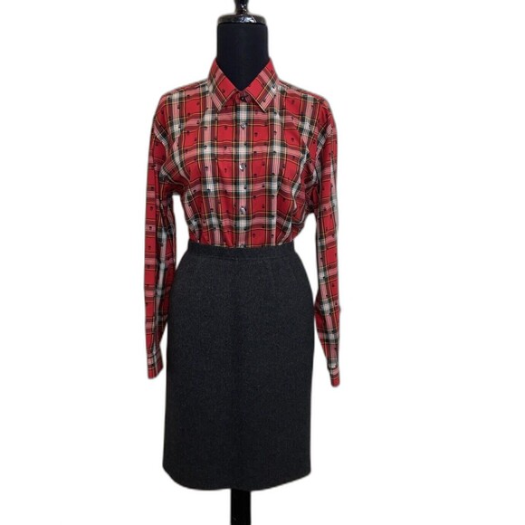 Vintage MCM Legere Hood Jacket Skirt Set Size 38 / S-XS - Picture 3 of 16